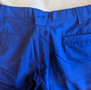 Under Armour blue golf shorts